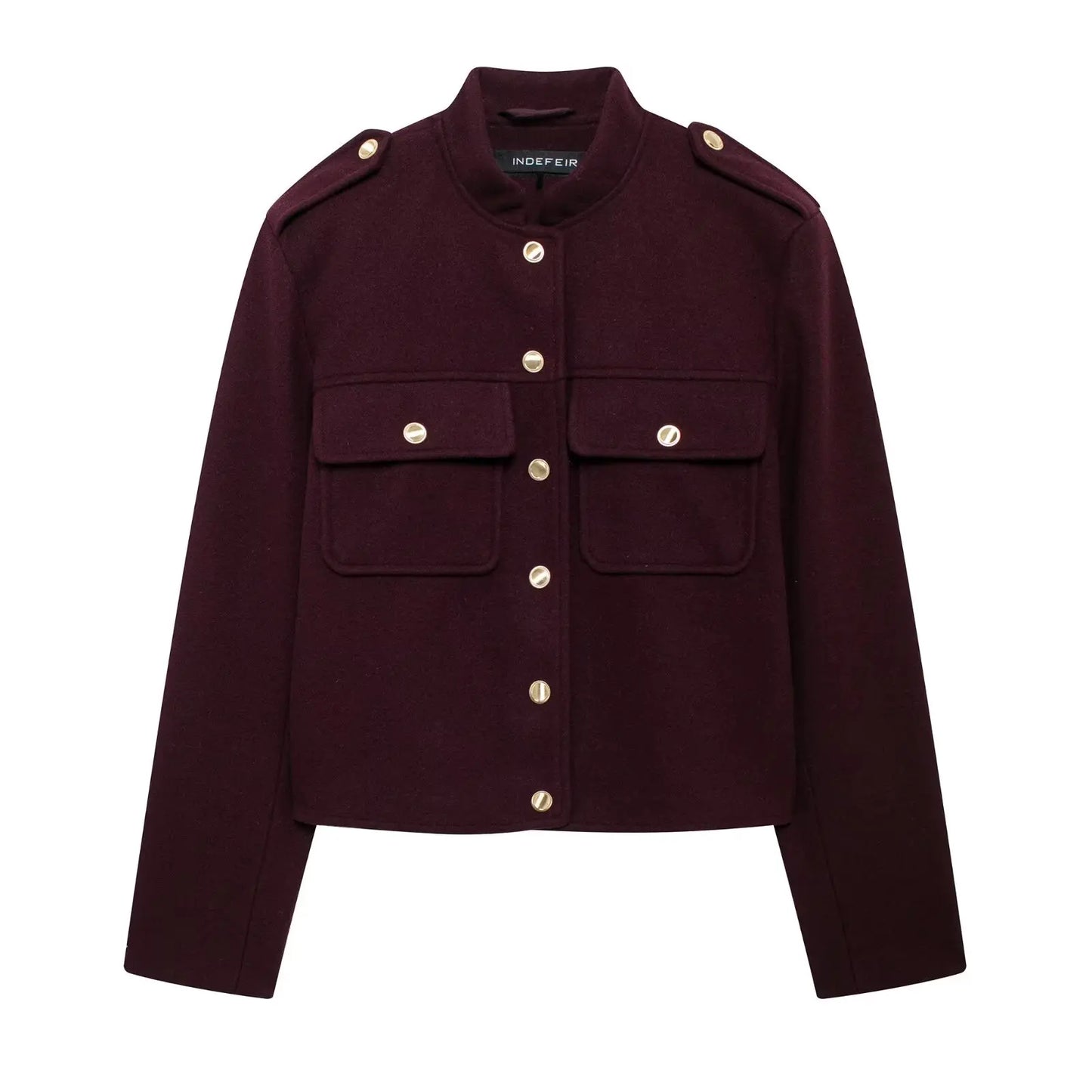 Women's Soft Tweed Bomber Jacket