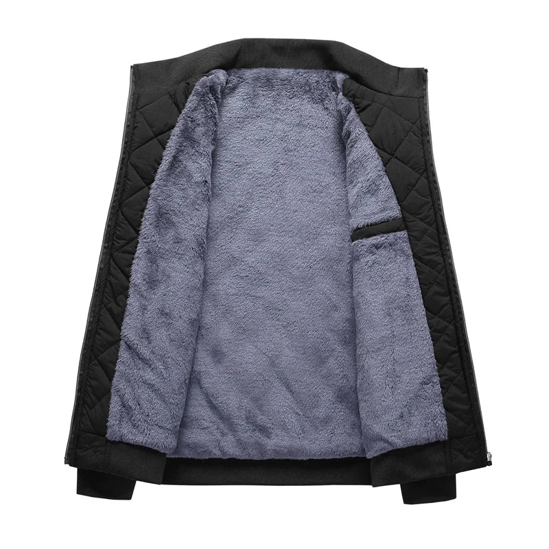 Autumn Winter Bomber Jacket Men
