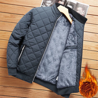 Autumn Winter Bomber Jacket Men