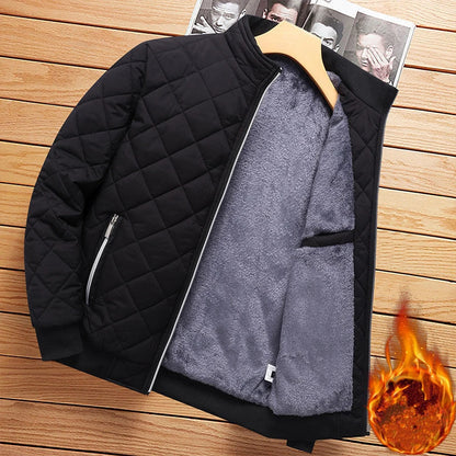 Autumn Winter Bomber Jacket Men